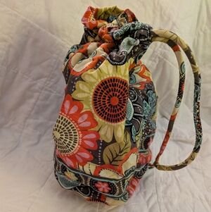 Vera Bradley Floral Drawstring Bag - Multicolor